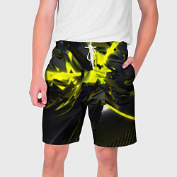 Мужские шорты Yellow gold abstraction