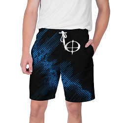 Шорты на шнурке мужские Ozzy Osbourne звуковая волна, цвет: 3D-принт
