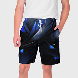 Мужские шорты Blue black background