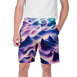 Шорты на шнурке мужские Морское дно абстракция, цвет: 3D-принт