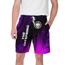 Шорты на шнурке мужские The Offspring violet plasma, цвет: 3D-принт