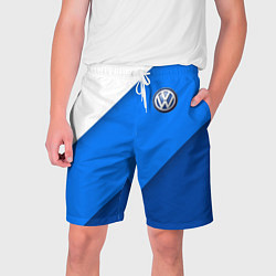 Мужские шорты Volkswagen - голубые линии