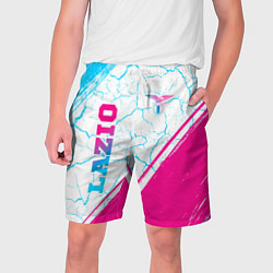 Мужские шорты Lazio neon gradient style вертикально