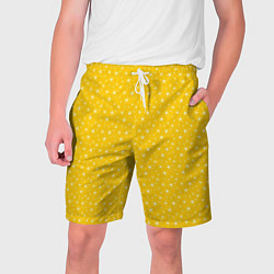 Мужские шорты Жёлтый со звёздочками