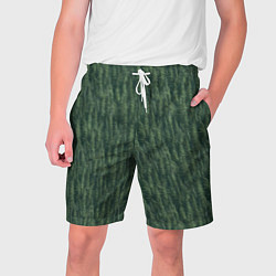 Шорты на шнурке мужские Зеленые клубы шерсти, цвет: 3D-принт