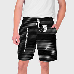 Шорты на шнурке мужские Danganronpa metal anime lines, цвет: 3D-принт