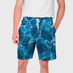 Шорты на шнурке мужские Текстура океана, цвет: 3D-принт