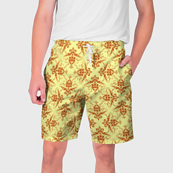 Шорты на шнурке мужские Солнечная виньетка, цвет: 3D-принт