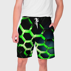 Мужские шорты Neon Honeycombs