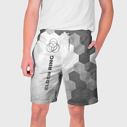 Шорты на шнурке мужские Elden Ring - white gradient по-вертикали, цвет: 3D-принт