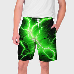 Мужские шорты Color green black