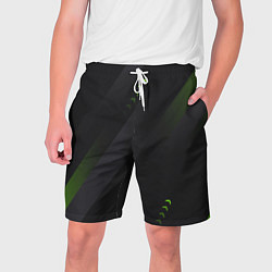 Мужские шорты Color black green