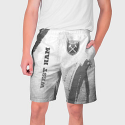 Мужские шорты West Ham - white gradient вертикально