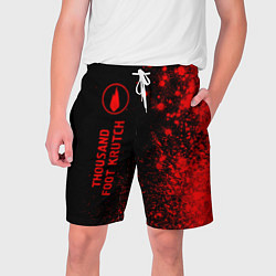 Мужские шорты Thousand Foot Krutch - red gradient по-вертикали