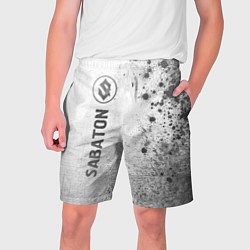 Мужские шорты Sabaton - white gradient по-вертикали