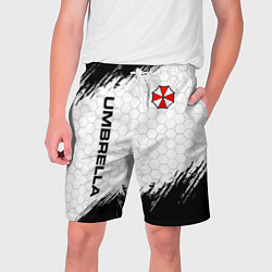 Мужские шорты Амбрелла - белые соты