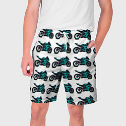 Мужские шорты Motorbike light blue