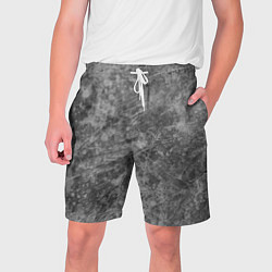 Шорты на шнурке мужские Абстракция - grey polished chip, цвет: 3D-принт