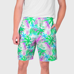 Мужские шорты Palm green light blue