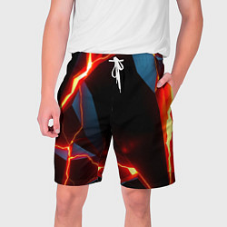 Шорты на шнурке мужские Tile breaking, цвет: 3D-принт