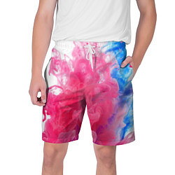 Шорты на шнурке мужские Взрыв красок, цвет: 3D-принт