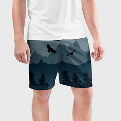 Шорты спортивные мужские Простор, цвет: 3D-принт — фото 2