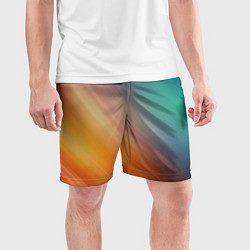 Шорты спортивные мужские Стильный окрас, цвет: 3D-принт — фото 2