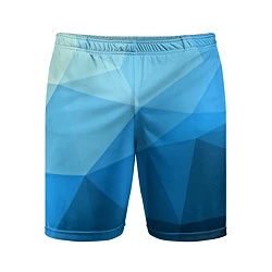Мужские спортивные шорты Geometric blue