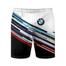 Шорты спортивные мужские BMW BRAND COLOR БМВ цвета 3D-принт — фото 1