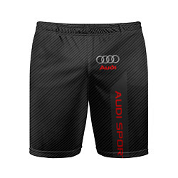 Шорты спортивные мужские Audi: Sport Line, цвет: 3D-принт