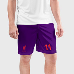 Шорты спортивные мужские FC Liverpool: Salah Away 18/19, цвет: 3D-принт — фото 2