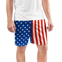 Шорты спортивные мужские American Patriot, цвет: 3D-принт — фото 2