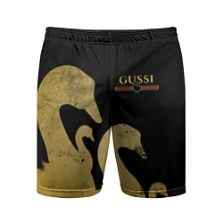 Шорты спортивные мужские GUSSI: Gold Edition, цвет: 3D-принт