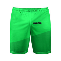 Шорты спортивные мужские Billie Eilish: Duo Green, цвет: 3D-принт