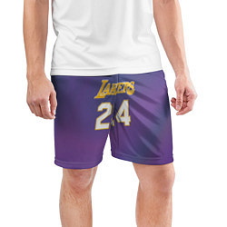 Шорты спортивные мужские Los Angeles Lakers Kobe Brya, цвет: 3D-принт — фото 2