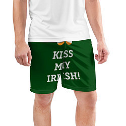 Шорты спортивные мужские Kiss my Irish, цвет: 3D-принт — фото 2