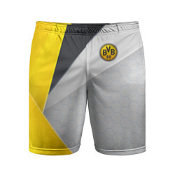 Шорты спортивные мужские FC Borussia, цвет: 3D-принт