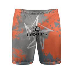 Шорты спортивные мужские LEXUS, цвет: 3D-принт