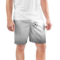 Шорты спортивные мужские Mercedes-Benz, цвет: 3D-принт — фото 2