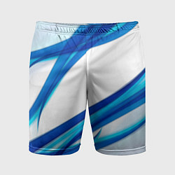 Шорты спортивные мужские STRIPES BLUE, цвет: 3D-принт