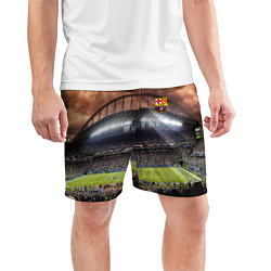 Шорты спортивные мужские FC BARCELONA, цвет: 3D-принт — фото 2
