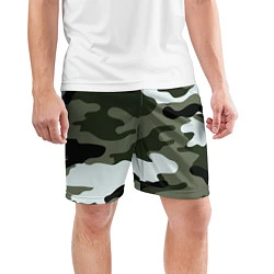 Шорты спортивные мужские Camouflage 2, цвет: 3D-принт — фото 2