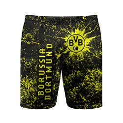 Шорты спортивные мужские Borussia Боруссия, цвет: 3D-принт