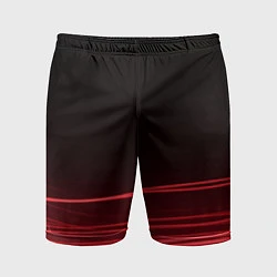 Мужские спортивные шорты Красное и Черное