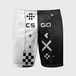 Шорты спортивные мужские Printstream Поток информации, цвет: 3D-принт