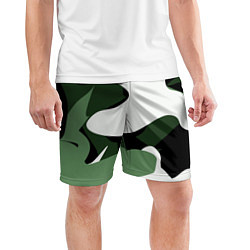 Шорты спортивные мужские Камуфляж, цвет: 3D-принт — фото 2