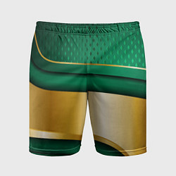 Шорты спортивные мужские GREEN GOLD 3D, цвет: 3D-принт