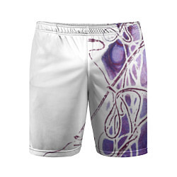 Мужские спортивные шорты Фиолетовые нити