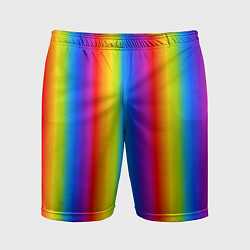 Шорты спортивные мужские Color gradient, цвет: 3D-принт