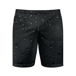 Шорты спортивные мужские Ночной дождь, цвет: 3D-принт
